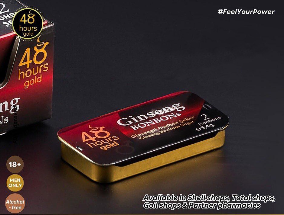 48 Hours Gold Ginseng Bonbons (WHOLESALE PRICE @ 52.00)